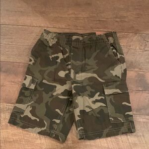 Kids Camouflage Cargo Shorts